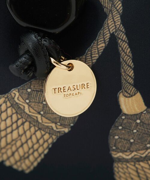 TOPKAPI / トプカピ ショルダーバッグ | 【TREASURE TOPKAPI】【アップデート】マイルドサテン スカーフ柄 巾着 ショルダートートバッグ | 詳細16