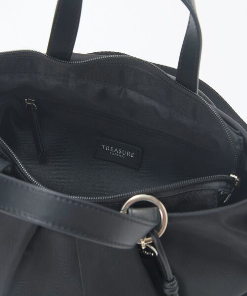 TOPKAPI / トプカピ トートバッグ | 【TREASURE TOPKAPI】Lien リヤン タックシルエット 2WAY ミニ  トートバッグ  / 軽量  | 詳細16