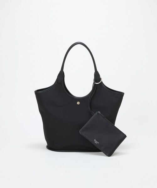 TOPKAPI / トプカピ トートバッグ | 【Breath TOPKAPI】RIDGE リッジ オックス レザーハンドル トートバッグ / 軽量 / 肩掛け（ブラック）