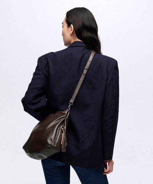 TOPKAPI / トプカピ ショルダーバッグ | 【TREASURE TOPKAPI】ソフトレザー タッセルアクセント 2WAY ショルダーバッグ | 詳細18