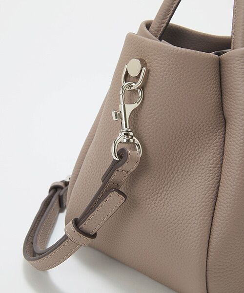 TOPKAPI / トプカピ トートバッグ | 【Breath TOPKAPI】シュリンクレザー ショルダー付き トートバッグ / チャーム付き M | 詳細17