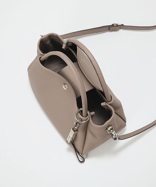 TOPKAPI / トプカピ トートバッグ | 【Breath TOPKAPI】シュリンクレザー ショルダー付き トートバッグ / チャーム付き M | 詳細19