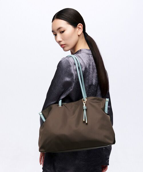 TOPKAPI / トプカピ ショルダーバッグ | 【TREASURE TOPKAPI】ナイロン ノットハンドル  A4トートバッグ  / 軽量 / A4対応/ 撥水 | 詳細4