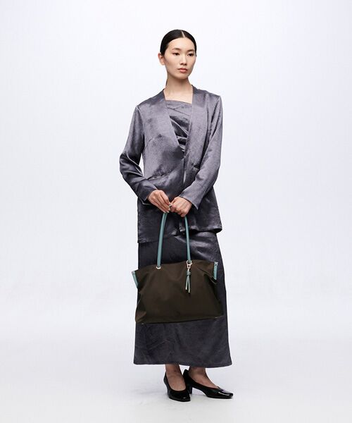 TOPKAPI / トプカピ ショルダーバッグ | 【TREASURE TOPKAPI】ナイロン ノットハンドル  A4トートバッグ  / 軽量 / A4対応/ 撥水 | 詳細6
