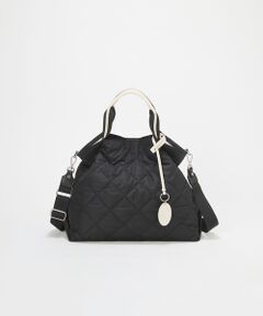 TOPKAPI / トプカピ ショルダーバッグ | 【TREASURE TOPKAPI】ストライプハンドル キルティング  2way トートバッグ A4対応 / 軽量
