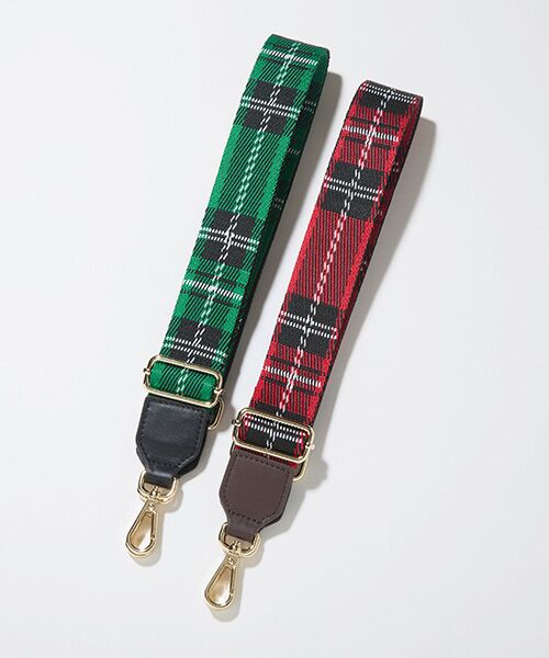 TOPKAPI / トプカピ その他小物 | 【Breath TOPKAPI】38mm チェックテープショルダー ベルト | 詳細1