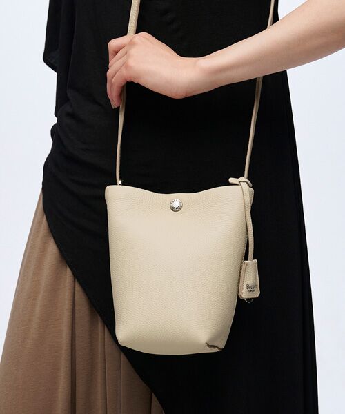 TOPKAPI / トプカピ ショルダーバッグ | 【Breath TOPKAPI】ELAN エラン シュリンクレザー ミニ  ショルダーバッグ /スマホショルダー | 詳細9