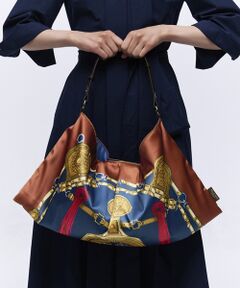 TOPKAPI / トプカピ ショルダーバッグ | 【TREASURE TOPKAPI】マイルドサテン パフティング ワンショルダーバッグ