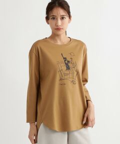 【L】【ウォッシャブル】35th Anniversary コットンシルケットポンチTシャツ