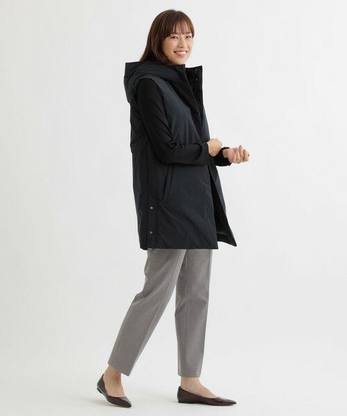 TRANS WORK (大きいサイズ) / トランスワーク (オオキイサイズ) その他アウター | 【L】【グリーンダウン】メモリータフタロングダウンベスト | 詳細1