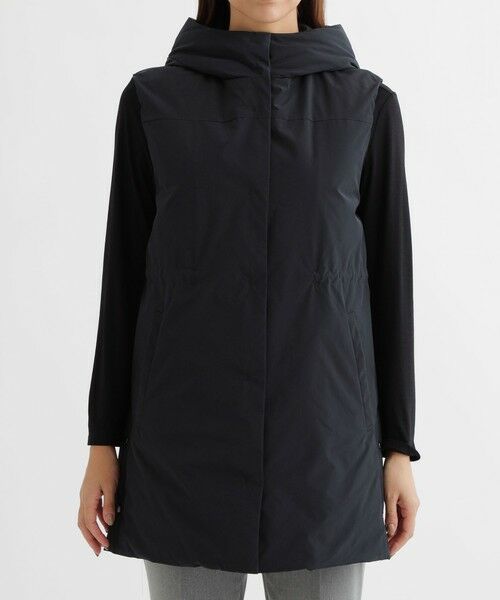 TRANS WORK (大きいサイズ) / トランスワーク (オオキイサイズ) その他アウター | 【L】【グリーンダウン】メモリータフタロングダウンベスト | 詳細2