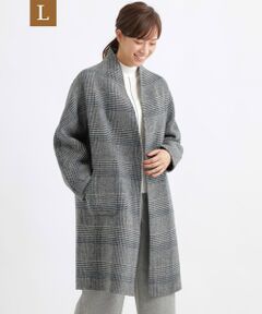 TRANS WORK (大きいサイズ) / トランスワーク (オオキイサイズ) その他アウター | 【L】【リバーシブル】ウールリバーコート