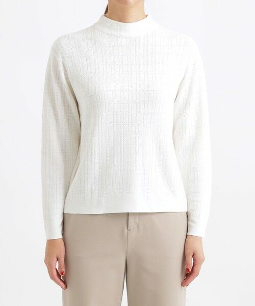 TRANS WORK (大きいサイズ) / トランスワーク (オオキイサイズ) その他トップス | 【ウォッシャブル】幾何ジャカードニット | 詳細3