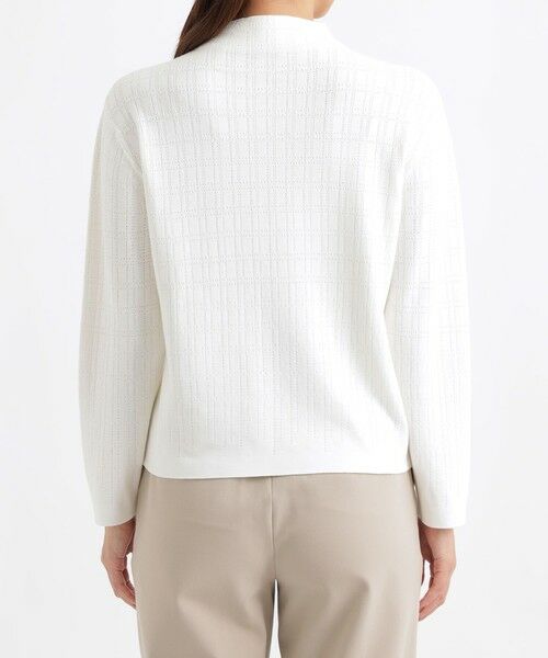 TRANS WORK (大きいサイズ) / トランスワーク (オオキイサイズ) その他トップス | 【ウォッシャブル】幾何ジャカードニット | 詳細5