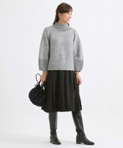 TRANS WORK (大きいサイズ) / トランスワーク (オオキイサイズ) その他トップス | 【L】スパングルツイードプルオーバーニット