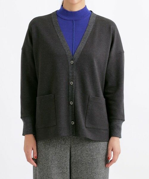 TRANS WORK (大きいサイズ) / トランスワーク (オオキイサイズ) その他トップス | 【L】【ウォッシャブル】ストレッチポンチカーディガン | 詳細3