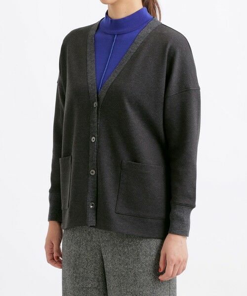 TRANS WORK (大きいサイズ) / トランスワーク (オオキイサイズ) その他トップス | 【L】【ウォッシャブル】ストレッチポンチカーディガン | 詳細4