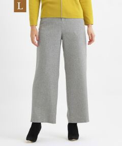 TRANS WORK (大きいサイズ) / トランスワーク (オオキイサイズ) その他パンツ | 【L】【セットアップ対応】【美シリーズ】【ウォッシャブル】ミックスツィードワイドパンツ