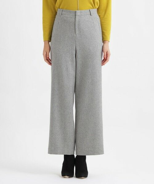 TRANS WORK (大きいサイズ) / トランスワーク (オオキイサイズ) その他パンツ | 【L】【セットアップ対応】【美シリーズ】【ウォッシャブル】ミックスツィードワイドパンツ | 詳細3