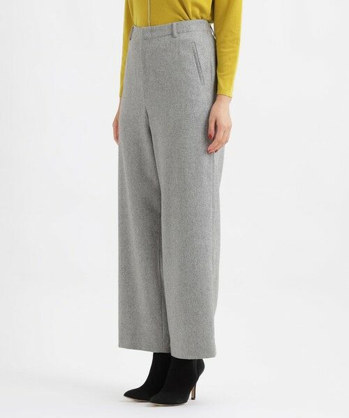 TRANS WORK (大きいサイズ) / トランスワーク (オオキイサイズ) その他パンツ | 【L】【セットアップ対応】【美シリーズ】【ウォッシャブル】ミックスツィードワイドパンツ | 詳細4