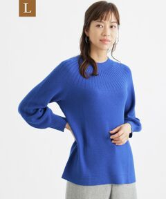 TRANS WORK (大きいサイズ) / トランスワーク (オオキイサイズ) その他トップス | 【L】【ウォッシャブル】ミックスウールプルオーバーニット