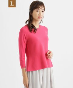 TRANS WORK (大きいサイズ) / トランスワーク (オオキイサイズ) その他トップス | 【L】【ウォッシャブル】ハイストレッチニットプルオーバー