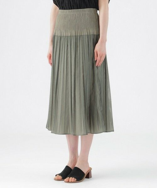 TRANS WORK (大きいサイズ) / トランスワーク (オオキイサイズ) ロング・マキシ丈スカート | 【L】【ウォッシャブル】シアーリバーシブルスカート | 詳細6