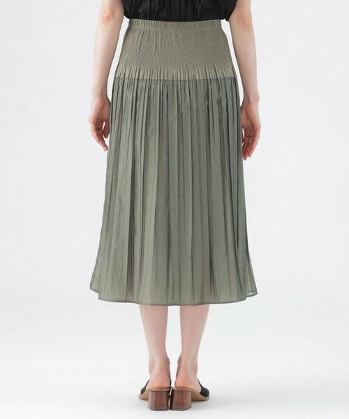 TRANS WORK (大きいサイズ) / トランスワーク (オオキイサイズ) ロング・マキシ丈スカート | 【L】【ウォッシャブル】シアーリバーシブルスカート | 詳細7