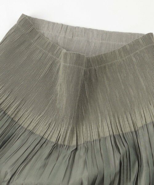 TRANS WORK (大きいサイズ) / トランスワーク (オオキイサイズ) ロング・マキシ丈スカート | 【L】【ウォッシャブル】シアーリバーシブルスカート | 詳細8