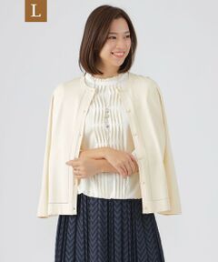 TRANS WORK (大きいサイズ) / トランスワーク (オオキイサイズ) その他トップス | 【L】【ウォッシャブル】コンフォートブライトニットカーディガン