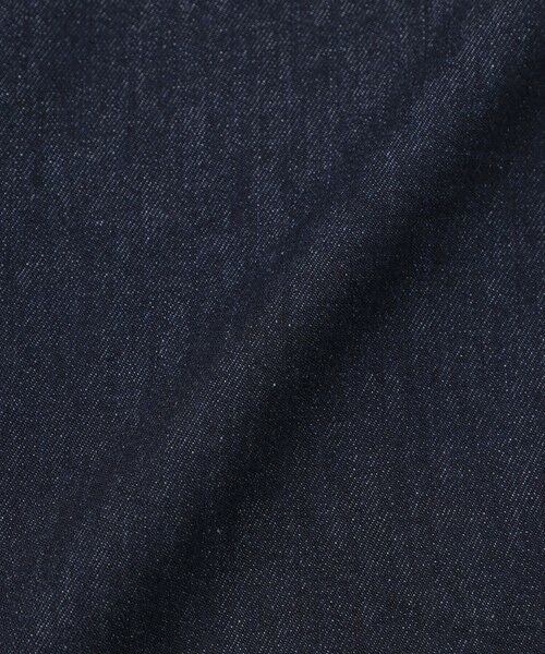 TRANS WORK (大きいサイズ) / トランスワーク (オオキイサイズ) テーラードジャケット | 【L】【ウォッシャブル】ブレンドデニムノーカラーブルゾン | 詳細8