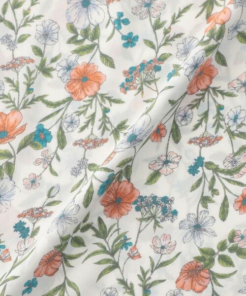 TRANS WORK (大きいサイズ) / トランスワーク (オオキイサイズ) その他トップス | 【L】【ウォッシャブル】ラインフラワープリントブラウス | 詳細8