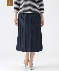 TRANS WORK (大きいサイズ) / トランスワーク (オオキイサイズ) ロング・マキシ丈スカート | 【L】【ウォッシャブル】ジャカードリバーシブルスカート