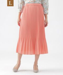 TRANS WORK (大きいサイズ) / トランスワーク (オオキイサイズ) ロング・マキシ丈スカート | 【L】【ウォッシャブル】スパンローンミモレ丈スカート