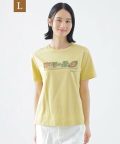 TRANS WORK (大きいサイズ) / トランスワーク (オオキイサイズ) その他トップス | 【L】【イラストレーターコラボ企画】【ウォッシャブル】コーコランスムースコラボカットソー