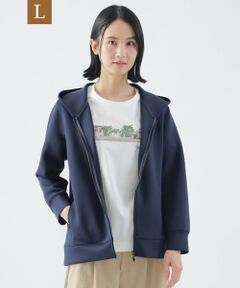 TRANS WORK (大きいサイズ) / トランスワーク (オオキイサイズ) その他トップス | 【L】【ウォッシャブル】エアロカプセルベアダンボールジップアップパーカー