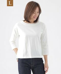 TRANS WORK (大きいサイズ) / トランスワーク (オオキイサイズ) その他トップス | 【L】【ウォッシャブル】スマイル天竺プルオーバーカットソー