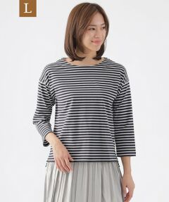 TRANS WORK (大きいサイズ) / トランスワーク (オオキイサイズ) その他トップス | 【L】【ウォッシャブル】スマイル天竺プルオーバーカットソー