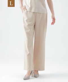 TRANS WORK (大きいサイズ) / トランスワーク (オオキイサイズ) その他パンツ | 【L】【美シリーズ】【セットアップ対応】【吸水速乾】【接触冷感】【防しわ】【ウォッシャブル】エバレットクロスワイドストレートパンツ