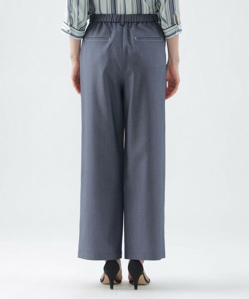 TRANS WORK (大きいサイズ) / トランスワーク (オオキイサイズ) その他パンツ | 【L】【ウォッシャブル】ライトシャンブレーデニムワイドストレートパンツ | 詳細4