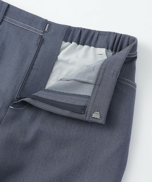 TRANS WORK (大きいサイズ) / トランスワーク (オオキイサイズ) その他パンツ | 【L】【ウォッシャブル】ライトシャンブレーデニムワイドストレートパンツ | 詳細6