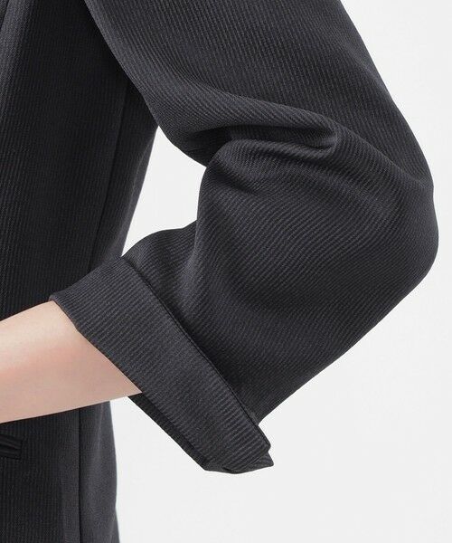 TRANS WORK (大きいサイズ) / トランスワーク (オオキイサイズ) テーラードジャケット | 【L】【美シリーズ】【UV対策】【着用しわ軽減】【ウォッシャブル】エアリーコードレーンテーラードジャケット | 詳細6