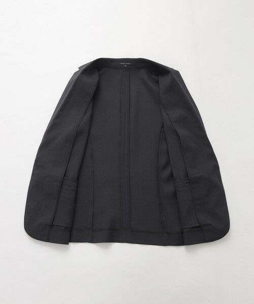 TRANS WORK (大きいサイズ) / トランスワーク (オオキイサイズ) テーラードジャケット | 【L】【美シリーズ】【UV対策】【着用しわ軽減】【ウォッシャブル】エアリーコードレーンテーラードジャケット | 詳細9