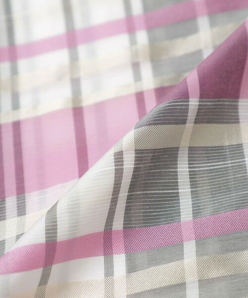 TRANS WORK (大きいサイズ) / トランスワーク (オオキイサイズ) その他トップス | 【L】【ウォッシャブル】シャドーチェックチュニックブラウス | 詳細8