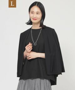 TRANS WORK (大きいサイズ) / トランスワーク (オオキイサイズ) その他トップス | 【L】【UV対策】【吸水速乾】【防しわ】【ウォッシャブル】マットフライスジャージショートカーディガン