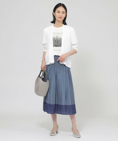 TRANS WORK (大きいサイズ) / トランスワーク (オオキイサイズ) その他トップス | 【L】【UV対策】【吸水速乾】【防しわ】【ウォッシャブル】マットフライスジャージショートカーディガン | 詳細1