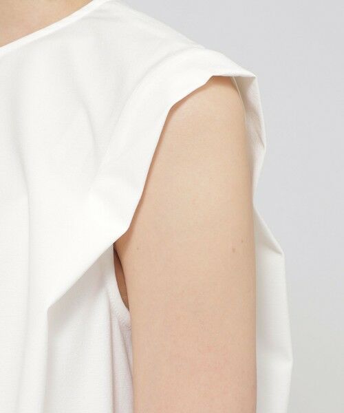 TRANS WORK (大きいサイズ) / トランスワーク (オオキイサイズ) その他トップス | 【L】【ウォッシャブル】トリコットタックデザインカットソー | 詳細6