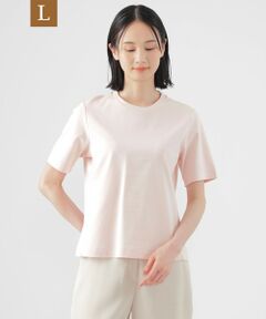 TRANS WORK (大きいサイズ) / トランスワーク (オオキイサイズ) その他トップス | 【L】【ウォッシャブル】コンパクトコットンポンチクルーネックカットソー