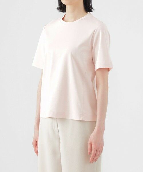 TRANS WORK (大きいサイズ) / トランスワーク (オオキイサイズ) その他トップス | 【L】【ウォッシャブル】コンパクトコットンポンチクルーネックカットソー | 詳細6