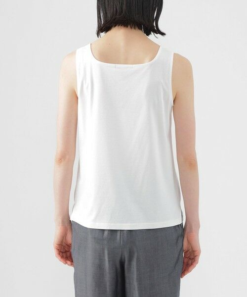 TRANS WORK (大きいサイズ) / トランスワーク (オオキイサイズ) その他トップス | 【L】【ウォッシャブル】ストレッチサテンコンビタンクトップ | 詳細7